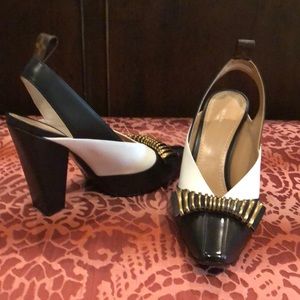 Louis Vuitton black heels, never worn